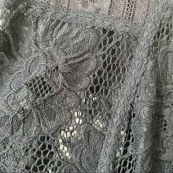 Free People Black Tie Neck Dress Size Small - Picture 3 of 5